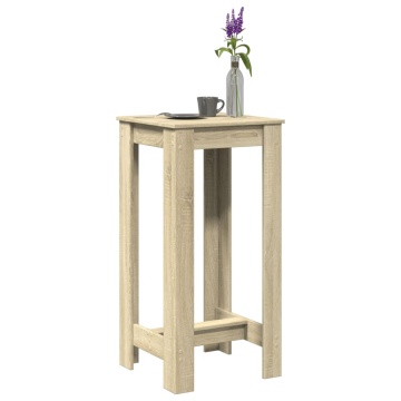 Masă bar, stejar sonoma, 51x50x103,5 cm, lemn prelucrat - Img 1