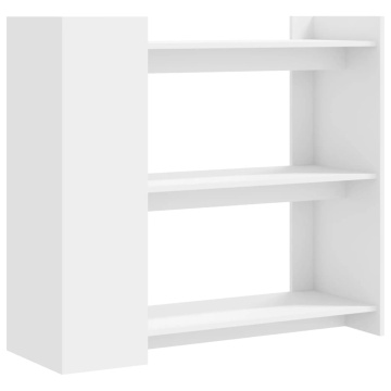 Masă consolă, alb, 100x35x90 cm, lemn prelucrat - Img 5