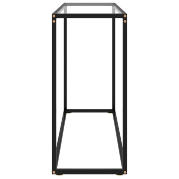 Masă consolă, transparent, 100x35x75 cm, sticlă securizată - Img 3