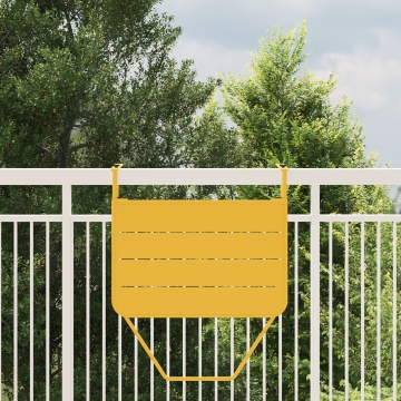 Masă de balcon suspendată , pliabilă, muștar 60x40 cm, oțel - Img 4