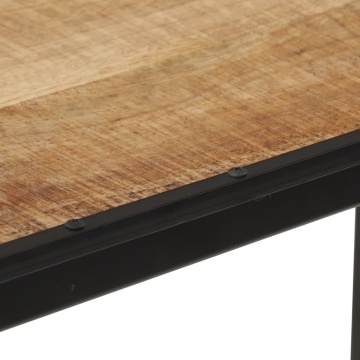 Masă de bar, 110x55x107 cm, lemn masiv de mango nefinisat - Img 7