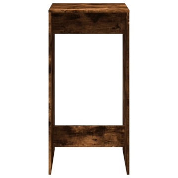 Masă de bar, stejar fumuriu, 51x50x103,5 cm, lemn prelucrat - Img 4