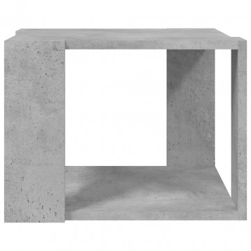 Masă de cafea, gri beton, 40x40x30 cm, lemn compozit - Img 9