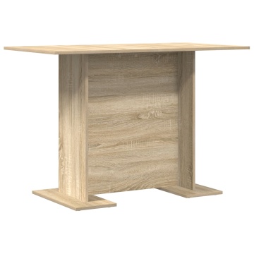 Masă de dining Sonoma Oak 110x60x75 cm din lemn prelucrat - Img 2