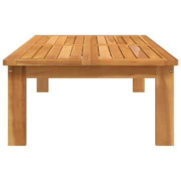 Masă de grădină, 100x60x30 cm, lemn masiv de acacia - Img 4