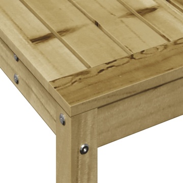 Masă de plantare cu raft, 108x35x75 cm, lemn de pin tratat - Img 7