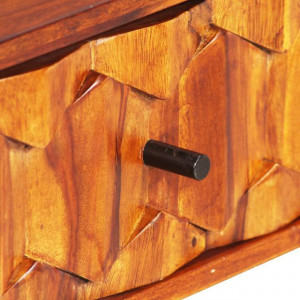Masă de scris din lemn masiv de sheesham 118 x 50 x 76 cm - Img 5