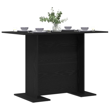 Masă de sufragerie, stejar negru, 110x60x75 cm, lemn prelucrat - Img 3