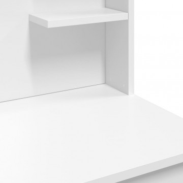 Masă de toaletă cu LED-uri albe, 96x40x142 cm - Img 7