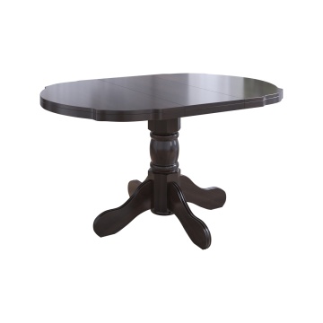 Masa extensibila Kan 100x135, lemn masiv, culoare wenge, blat din MDF - Img 1