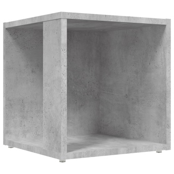 Masă laterală, gri beton, 33x33x34,5 cm, PAL - Img 2