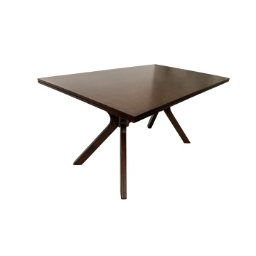 Masa MB-93 fixa, 150x90 cm, stejar inchis, lemn masiv - Img 2