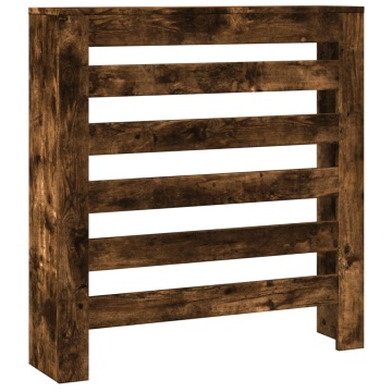 Mască pentru calorifer stejar fumuriu 78x20x82cm lemn prelucrat - Img 2
