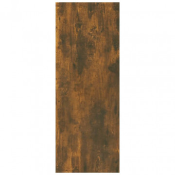 Măsuță consolă, stejar fumuriu, 105x30x80 cm, lemn prelucrat - Img 5
