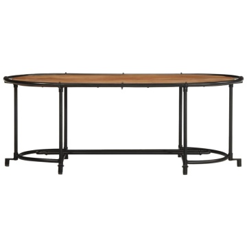 Măsuță de cafea, 110x55x40 cm, lemn masiv acacia - Img 4