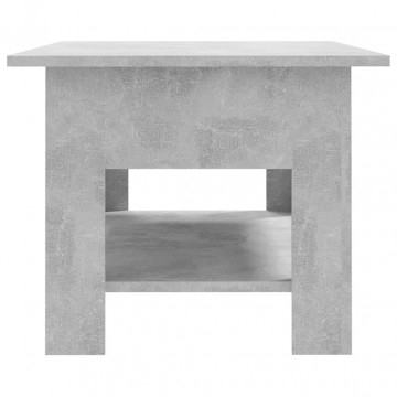 Măsuță de cafea, gri beton, 102x55x42 cm, PAL - Img 4