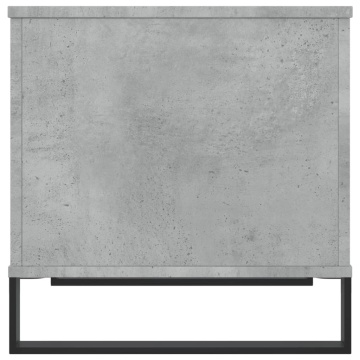 Măsuță de cafea, gri beton, 60x44,5x45 cm, lemn prelucrat - Img 6