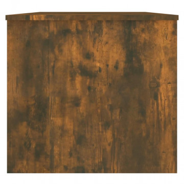 Măsuță de cafea stejar fumuriu 102x50,5x46,5 cm lemn prelucrat - Img 6