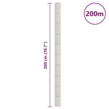 Membrană antiburuieni, alb, 2x200 m, PP - Img 7