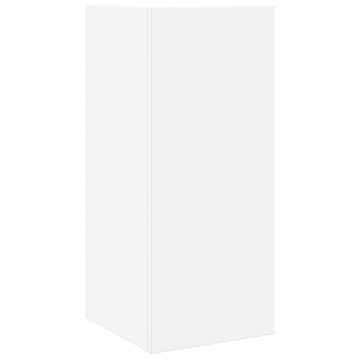 Mese laterale 2 buc cu raft alb 25,5x27x60 cm - Img 5