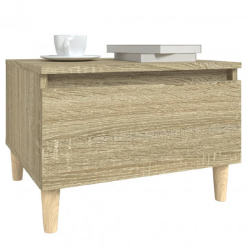 Mese laterale 2 buc. stejar sonoma 50x46x35 cm lemn compozit - Img 8