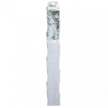 Nature Gard de grădină tip Trellis, 100 x 200 cm PVC, alb, 6040703 - Img 3