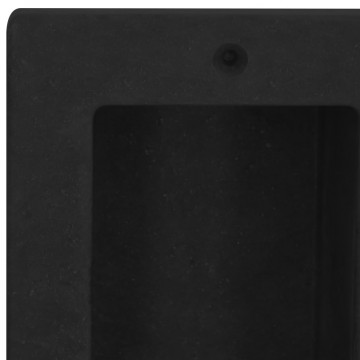 Nișă de duș, 2 compartimente, negru mat, 41x51x10 cm - Img 7