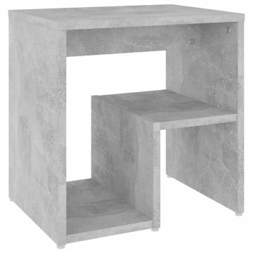 Noptieră, gri beton, 40x30x40 cm, PAL - Img 2