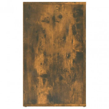 Noptieră, stejar fumuriu, 50x36x60 cm, lemn compozit - Img 6