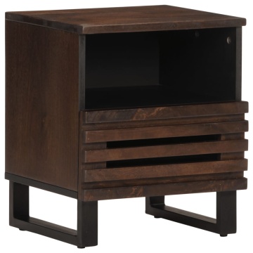 Noptiere, 2 buc., 40x33x46 cm, lemn masiv de acacia - Img 2