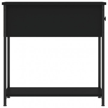 Noptiere, 2 buc., negru, 30x60x60 cm, lemn prelucrat - Img 7