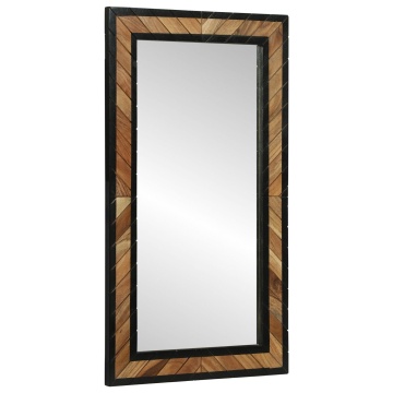 Oglindă 90x2x50 cm Lemn solid de acacia - Img 3