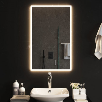 Oglindă de baie cu LED, 50x80 cm - Img 3