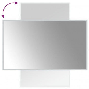 Oglindă de baie cu LED, 60x100 cm - Img 5