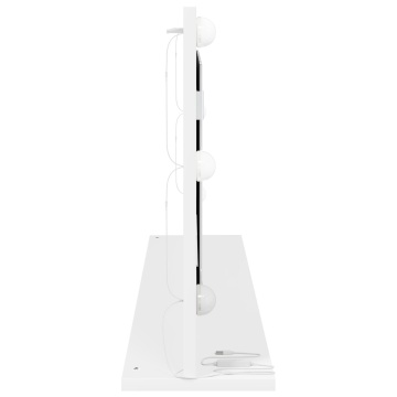 Oglindă de toaletă cu lumini LED Alb 100x45x18 cm - Img 3