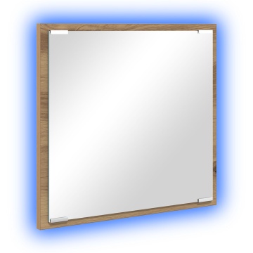 Oglindă LED de Baie Stejar 40x8.5x37 cm - Img 2