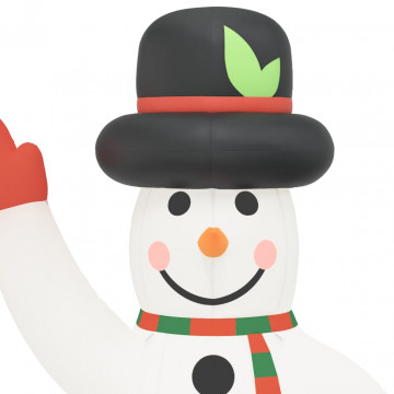 Om de zăpadă gonflabil pentru Crăciun cu LED-uri, 455 cm - Img 5