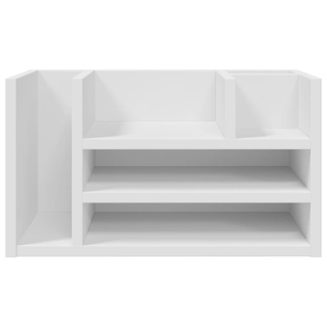 Organizator birou, gri beton, 44,5x24x25 cm lemn prelucrat - Img 4