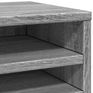 Organizator birou, gri sonoma, 36x26x29,5 cm lemn prelucrat - Img 6