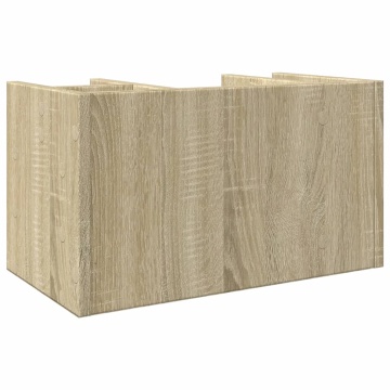 Organizator birou, stejar sonoma, 44,5x24x25 cm lemn prelucrat - Img 5