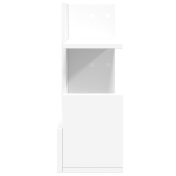Organizator de birou, alb, 49x20x52,5 cm, lemn prelucrat - Img 8