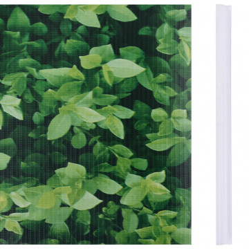 Panou de intimitate grădină, verde, 70 x 0,19 m, PVC - Img 3