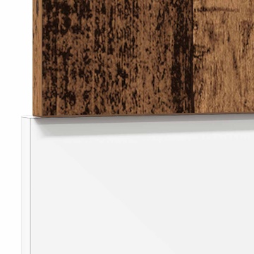 Panou mașină spălat vase lemn vechi 60x1,5x67 cm lemn prelucrat - Img 5