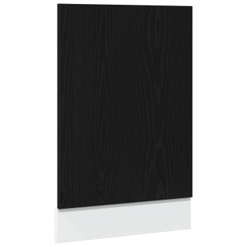 Panou mașină spălat vase, stejar negru, 45x1,5x67 cm - Img 2