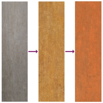 Panouri de acoperiș, 36 buc., ruginiu, 60x44 cm, oțel corten - Img 5