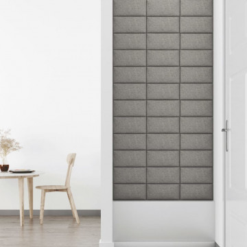Panouri de perete 12 buc. gri deschis 30x15 cm textil 0,54 m² - Img 5