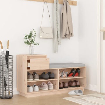 Pantofar, 110x34x61 cm, lemn masiv de pin - Img 3