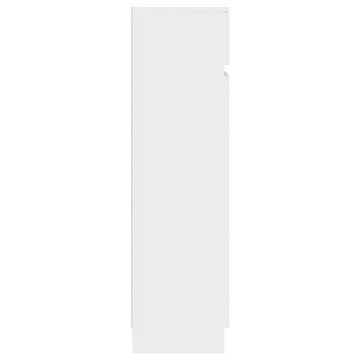 Pantofar, alb, 100,5x28x100 cm, lemn prelucrat - Img 6