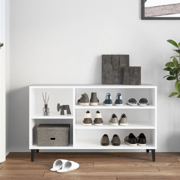 Pantofar, alb, 102x36x60 cm, lemn compozit - Img 3