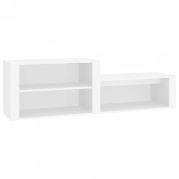 Pantofar, alb, 150x35x45 cm, lemn compozit - Img 2